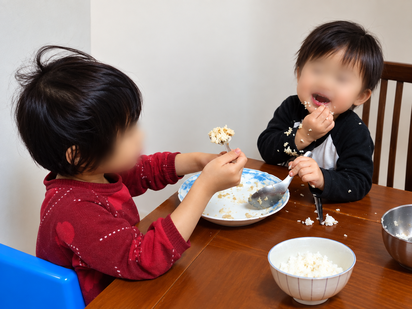 孩子們開心吃納豆的生活紀錄