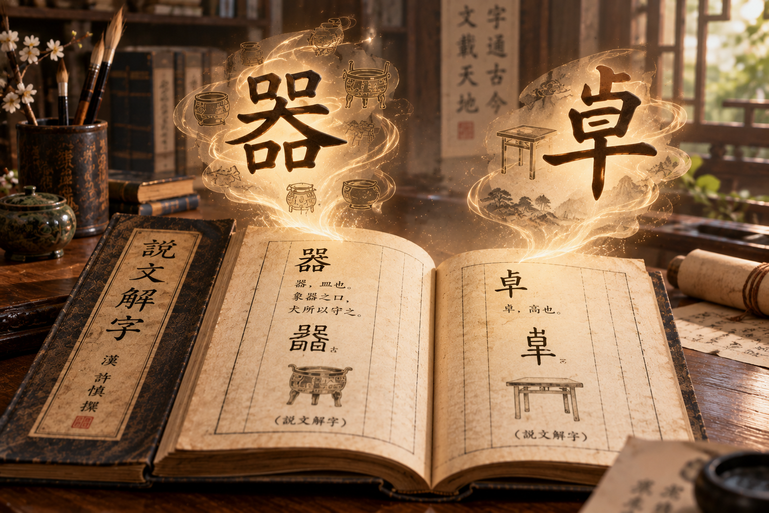 從「器」與「桌」看漢字的變化：同一個漢字，為什麼中日寫法不一樣？